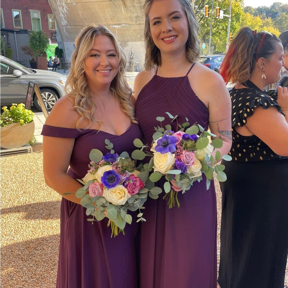 Eggplant Bridesmaid Dress